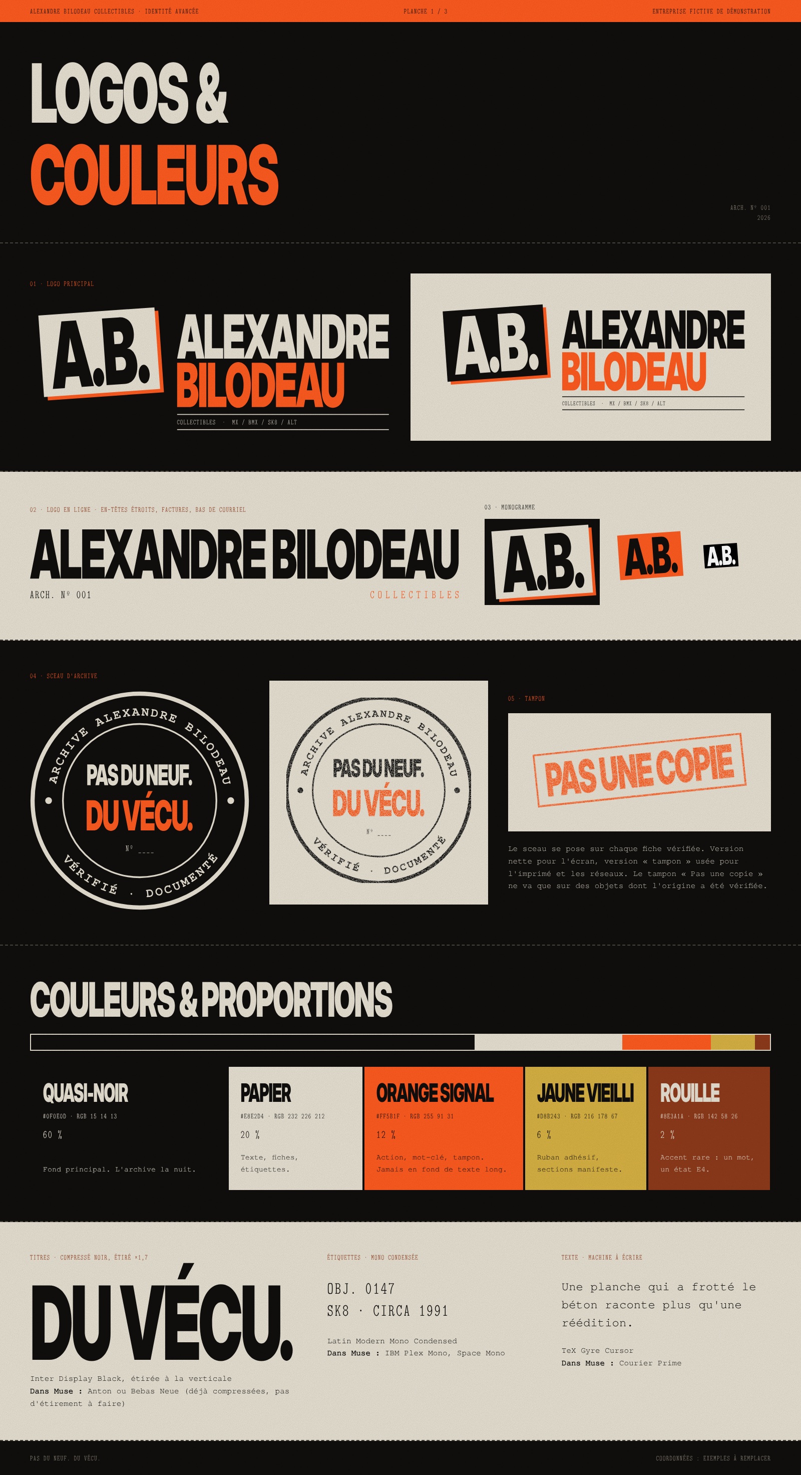 Planche d'identité 1